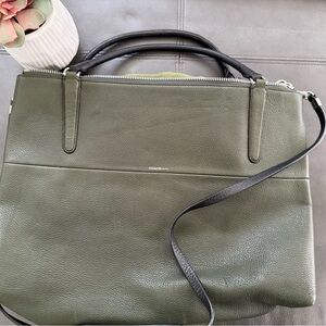 Coach business portfolio bag leather NEW